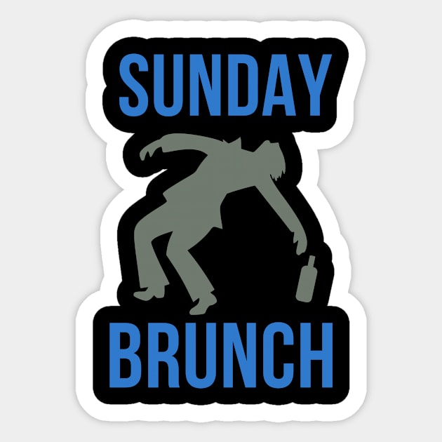 Sunday Brunch Sticker by 29 hour design